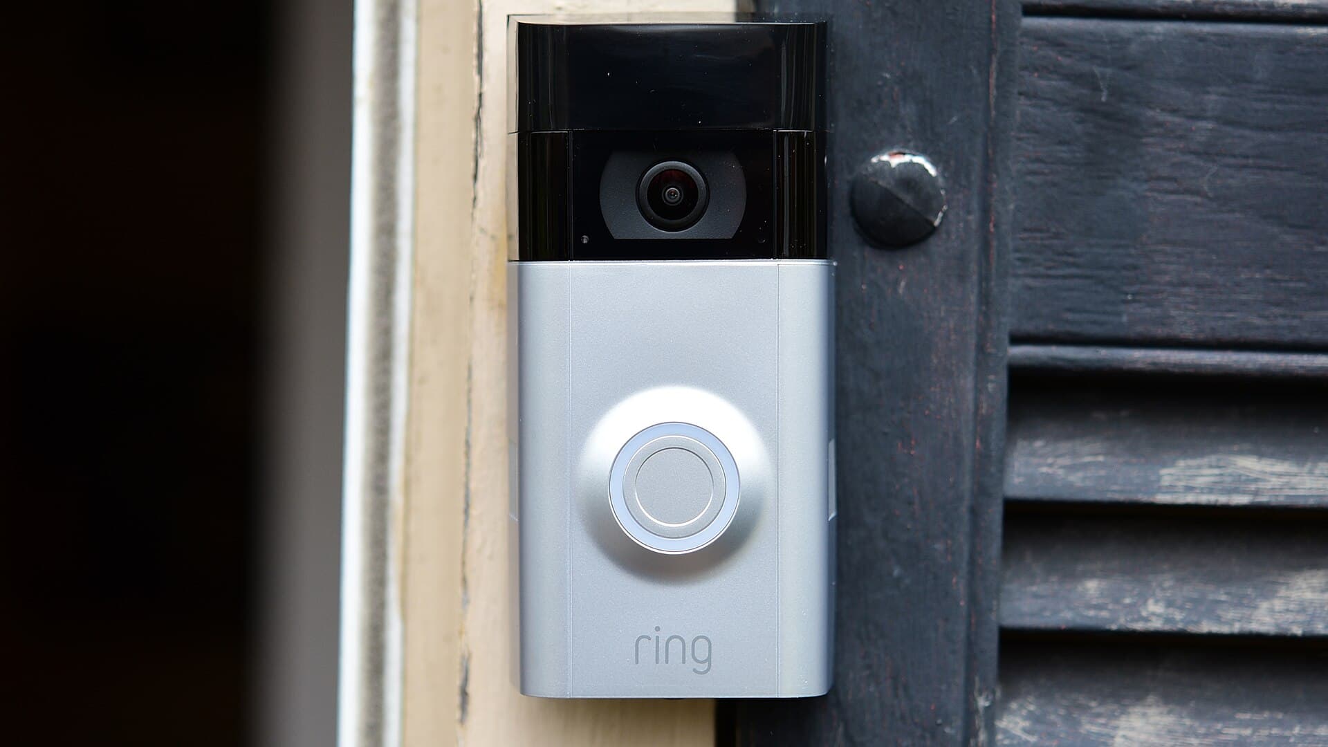 Video doorbell at the entrance