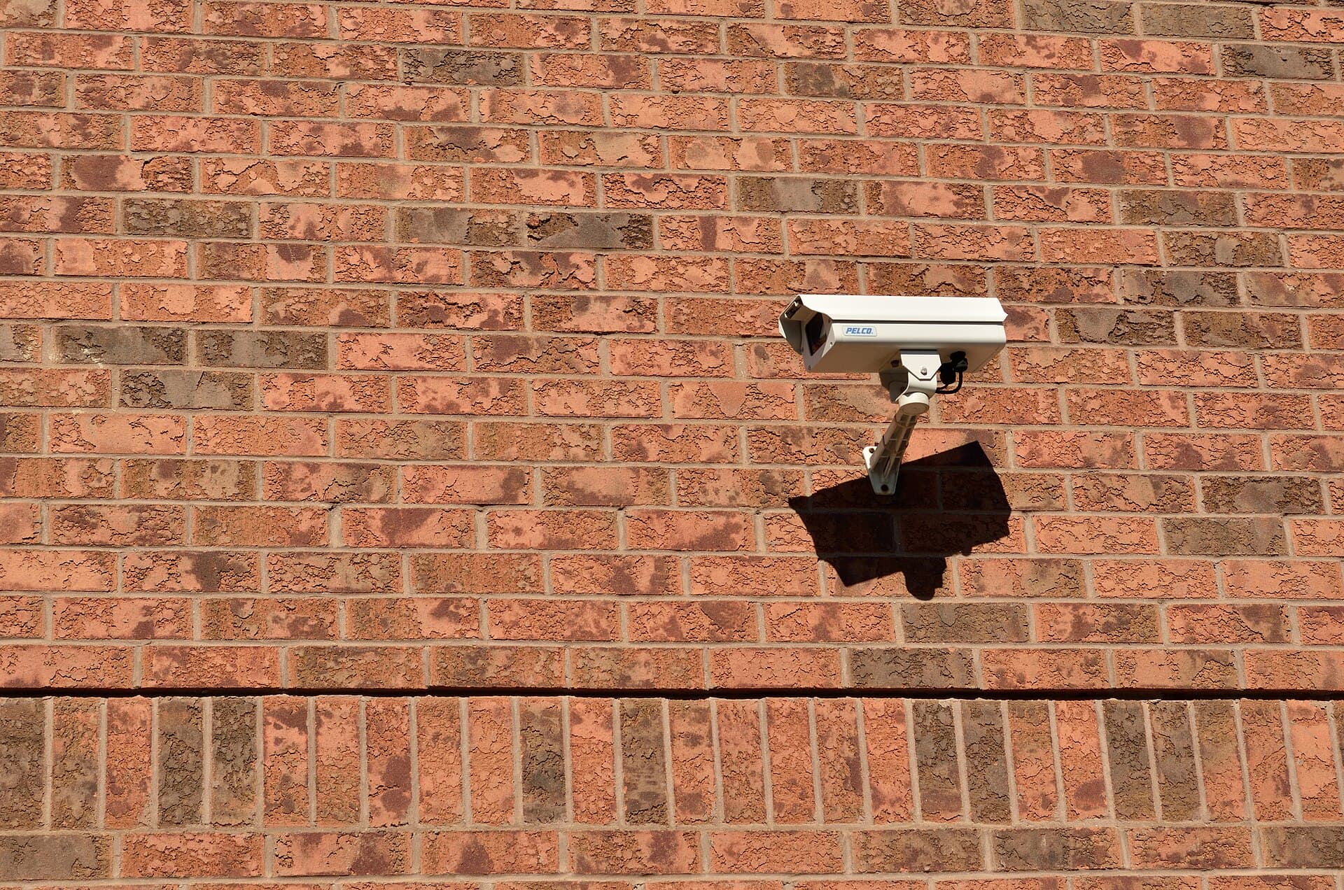 Wall-mounted security camera