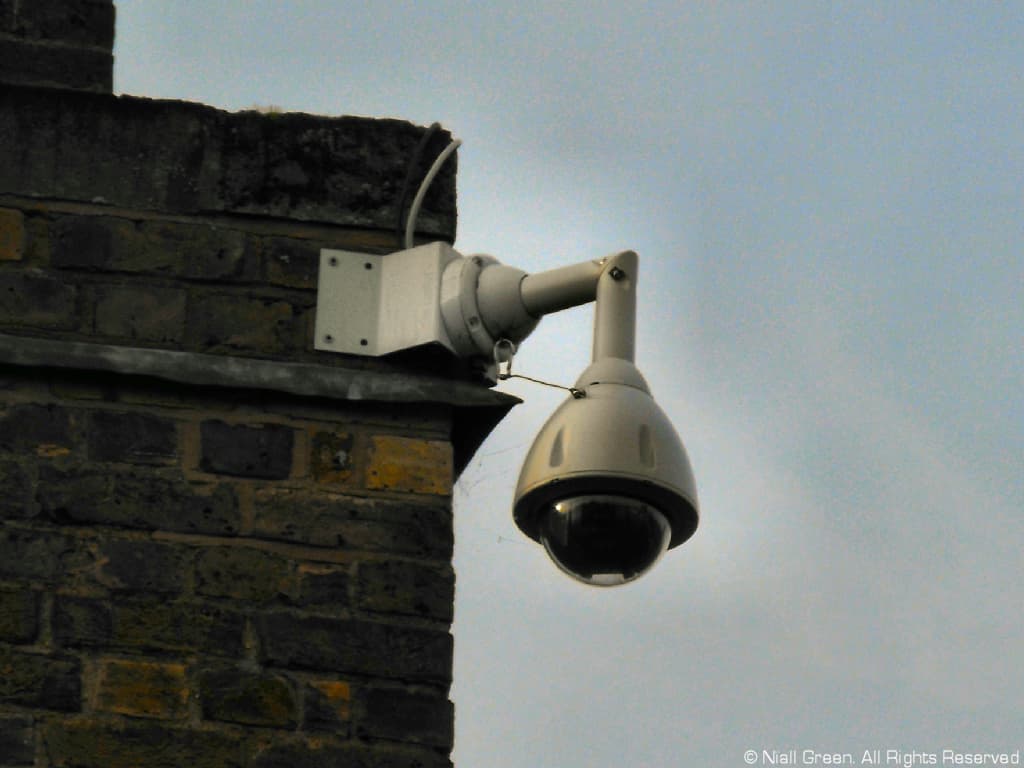 Dome camera with secure mount